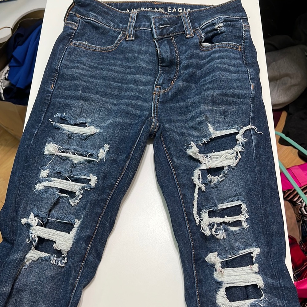 American eagle high rise jeans